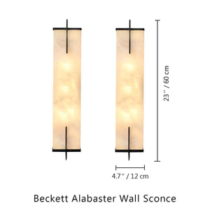 Beckett Alabaster Wall Sconce