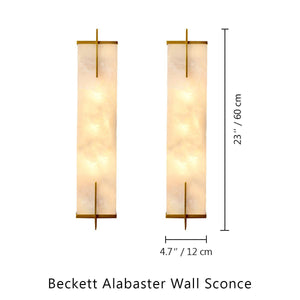 Beckett Alabaster Wall Sconce