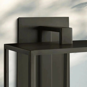 Beckmen Glass Lantern Outdoor Wall Sconce 18'' 21'' 28''-