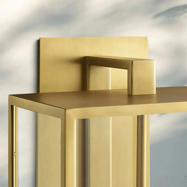 Beckmen Glass Lantern Outdoor Wall Sconce 18'' 21'' 28''-