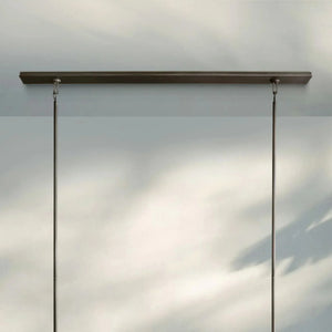 Beckmen Glass Retangular Chandelier for Living Room, Dining Table 54'' 72''-