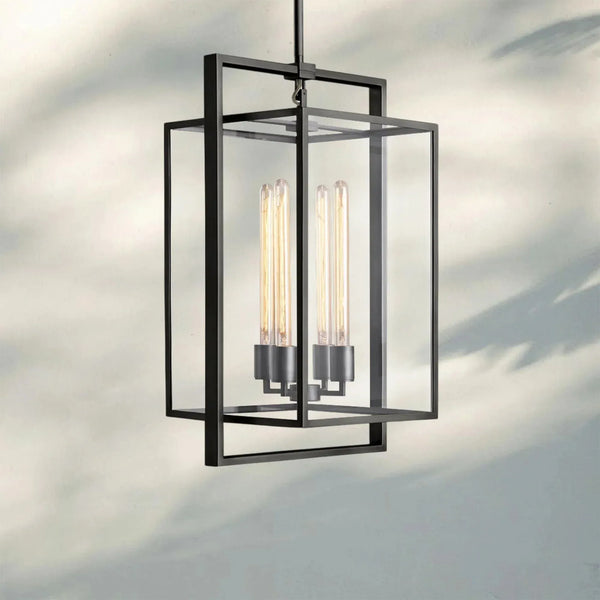 Beckmen Pendant Light-26''-Matte Black-
