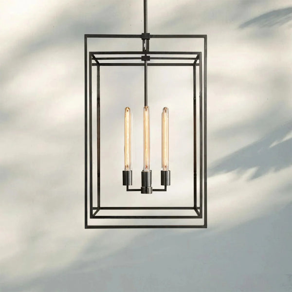 Beckmen Pendant Light-34''-Matte Black-