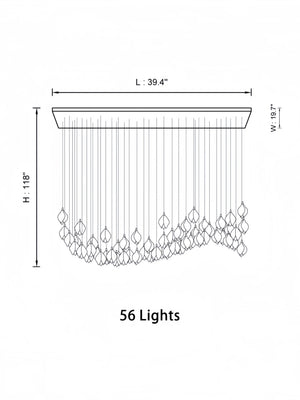 Bloom Chandelier-Arialamps