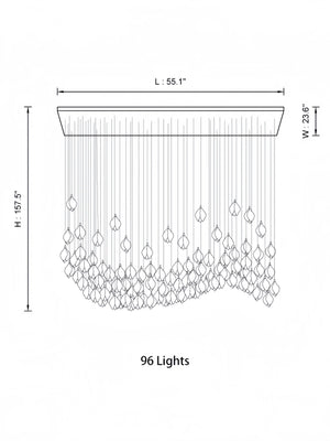 Bloom Chandelier-Arialamps