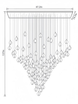 Bloom Chandelier-Arialamps