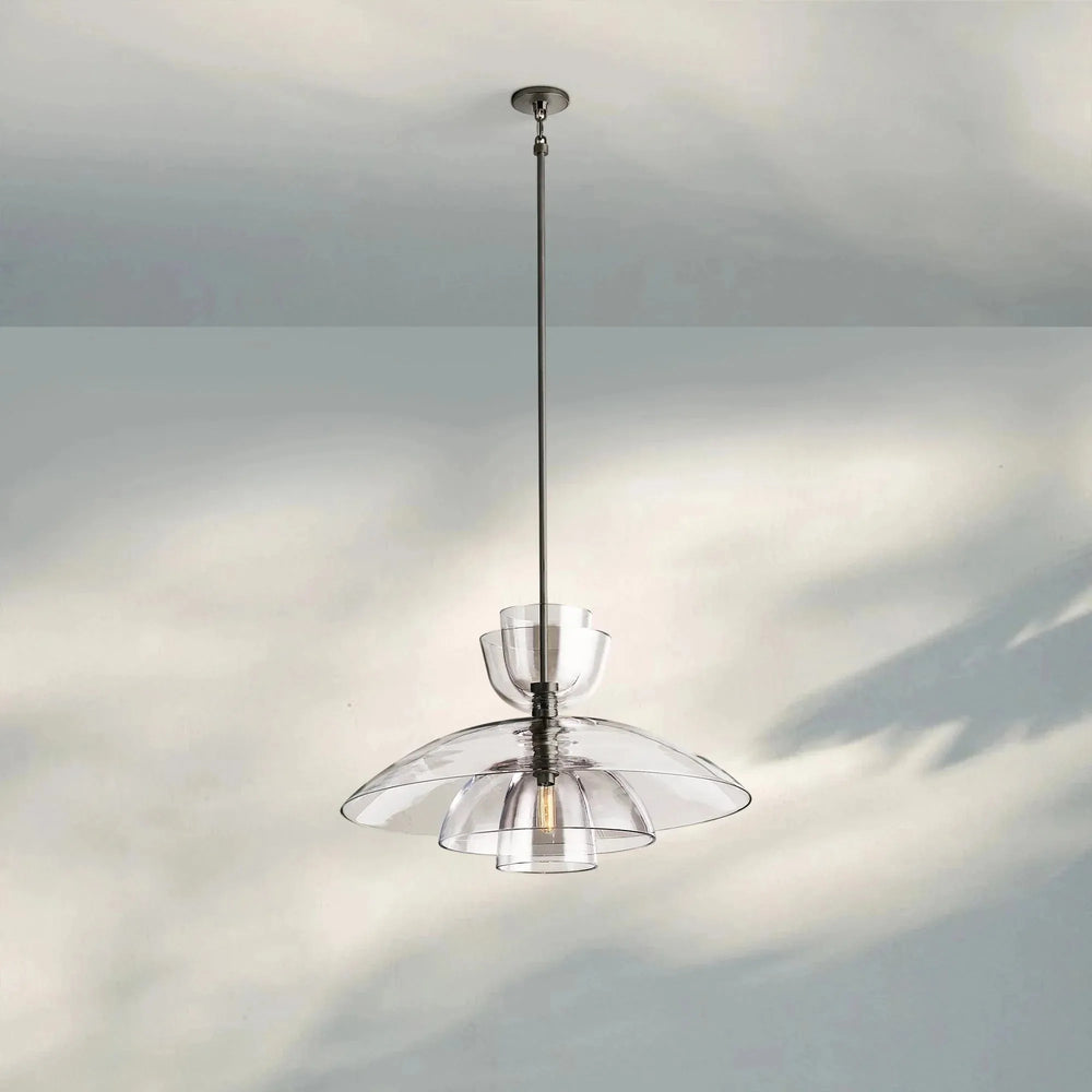 Blum Clear Glass Cloche Grand Pendant - Arialamps