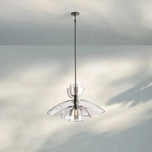 Blum Clear Glass Cloche Grand Pendant - Arialamps