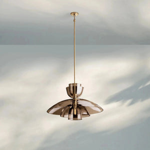 Blum Clear Glass Cloche Grand Pendant - Arialamps