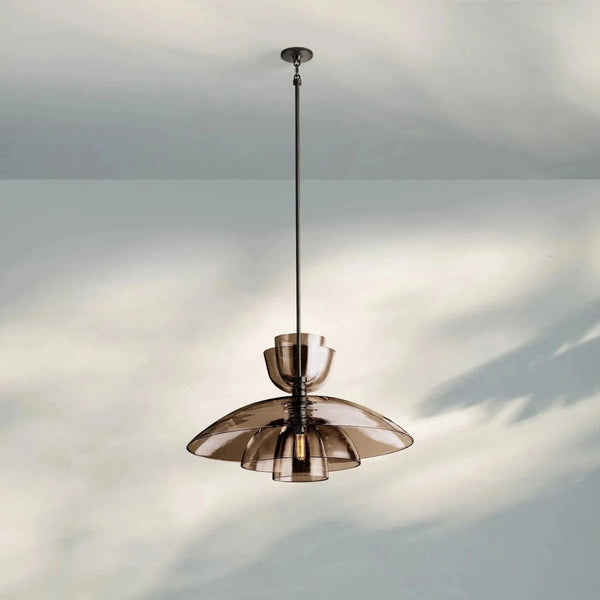 Blum Clear Glass Cloche Grand Pendant - Arialamps