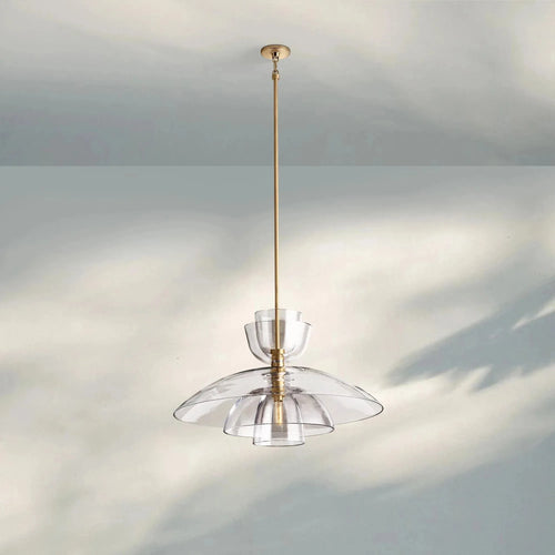 Blum Clear Glass Cloche Grand Pendant - Arialamps