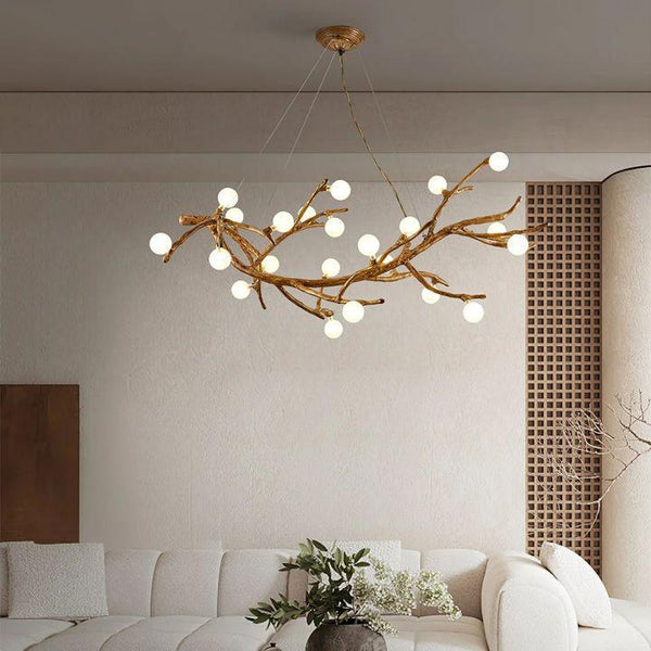 Boho Tree Branch Modern Chandelier-chandeliers for dining room,chandeliers for stairways,chandeliers for foyer,chandeliers for bedrooms,chandeliers for kitchen,chandeliers for living room-Arialamps