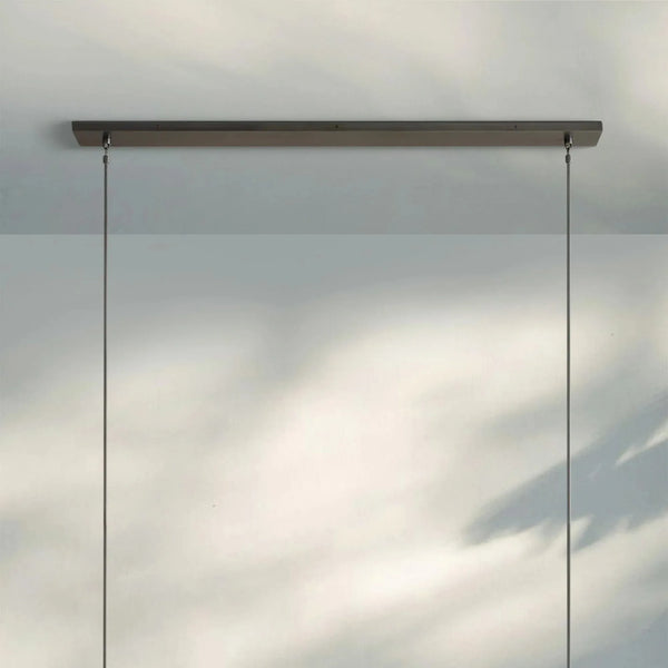 Bouble De Crystal Ball Linear Chandelier 48" 60"-Arialamps