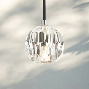Bouble De Crystal Pendant Light-Arialamps