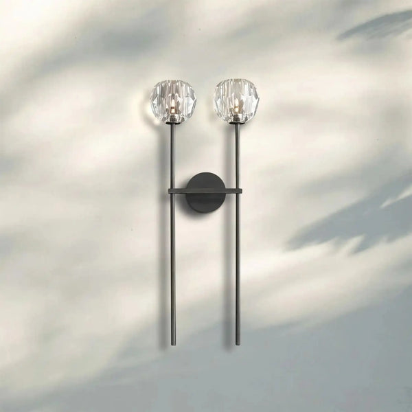 Bouble de Crystal Wall Sconce-Arialamps