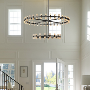 Reger Crystal 2-Tier Round Chandelier 60“