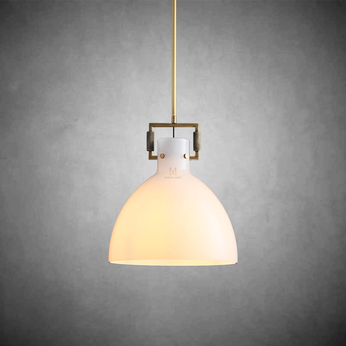 Funda Milk Glass Cloche Kitchen Pendants Lamp 10''14''18''