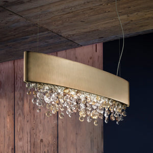 Olà S4 OV 100 | 4 - Light Modern Chandelier - Masiero - Arialamps