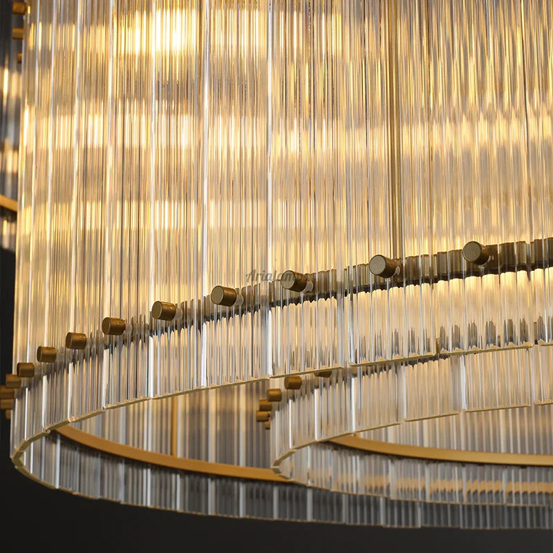 Aria Modern Marcus Two-tier Round Luxury Chandelier