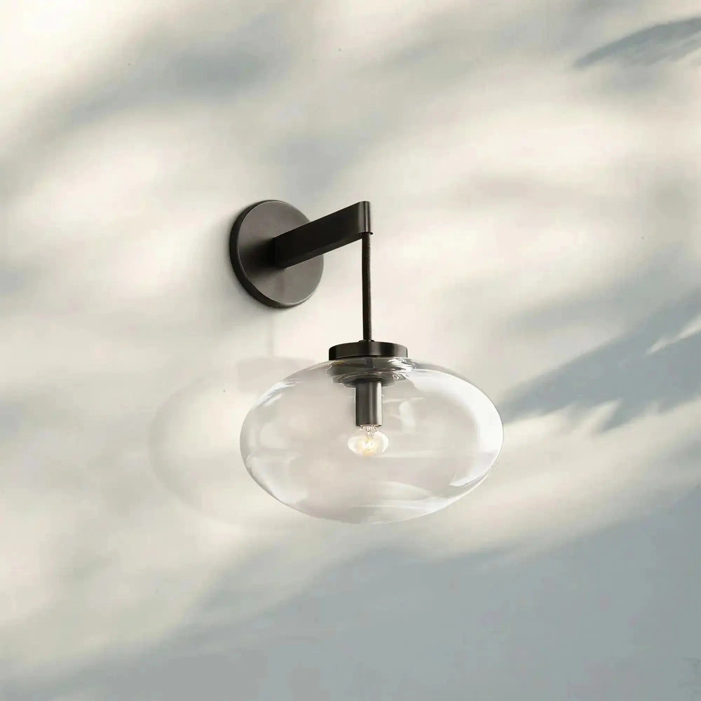 Cabrlet Clear Glass Sconce - Arialamps