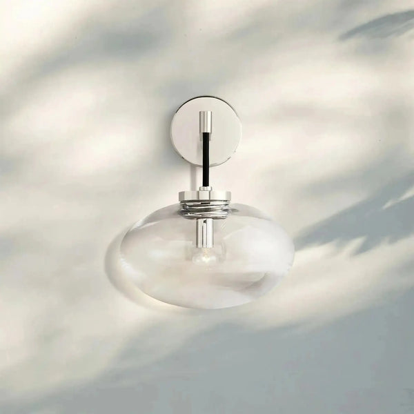 Cabrlet Clear Glass Sconce - Arialamps