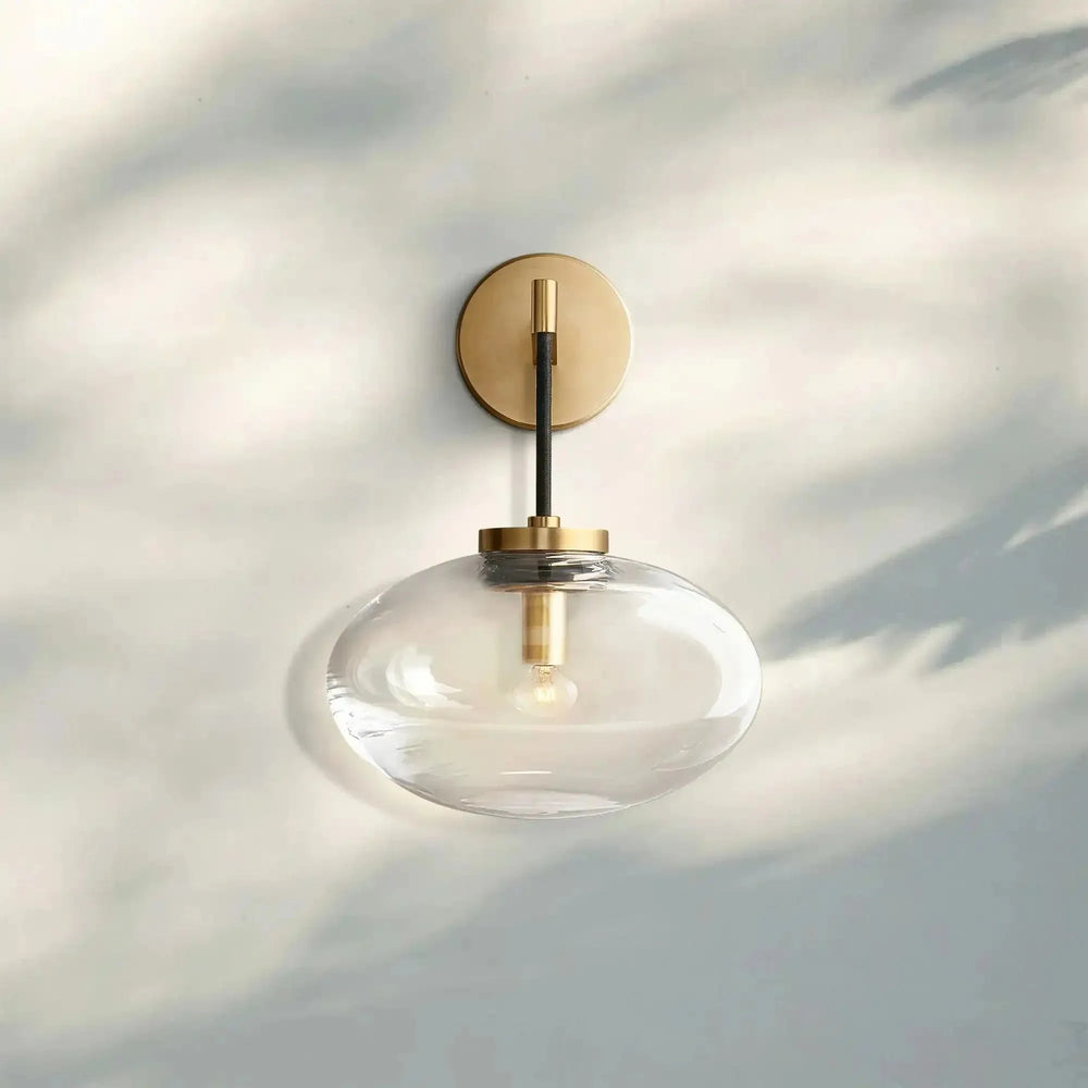 Cabrlet Clear Glass Sconce - Arialamps