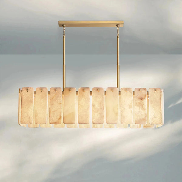 Calametta Onyx Rectangular Chandelier 60" 72'' - Arialamps