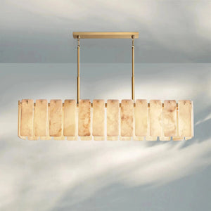 Calametta Onyx Rectangular Chandelier 60" 72'' - Arialamps