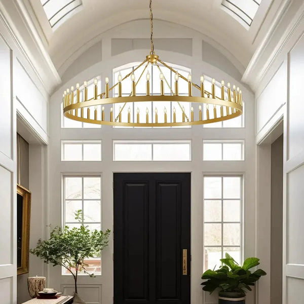 Camina Luxury Vintage Round Chandelier-