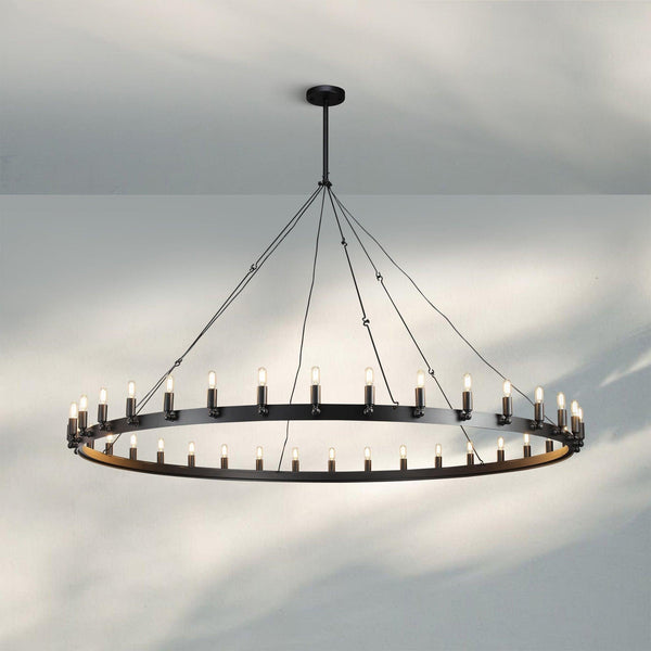 Camina Luxury Vintage Round Chandelier-