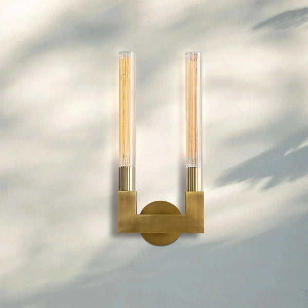 Cannel Candlestick Double Sconce-