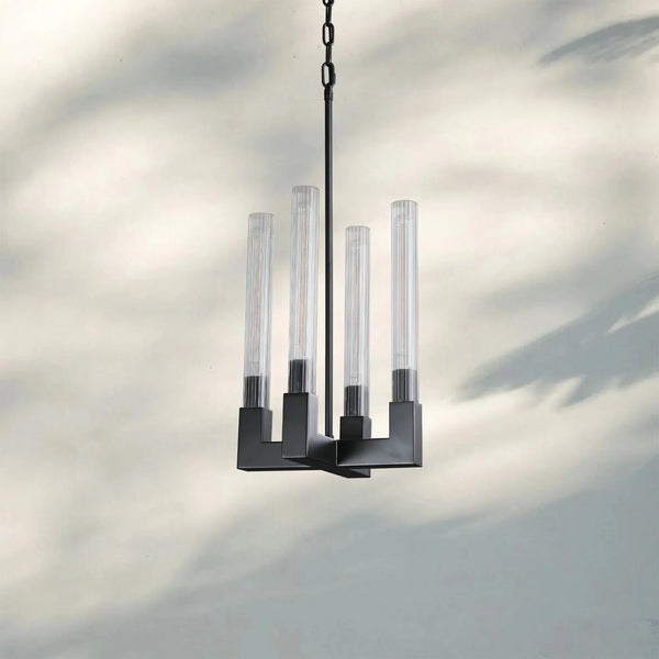 Cannel Candlestick Glass Pendant Light-