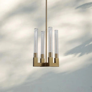 Cannel Candlestick Glass Pendant Light-