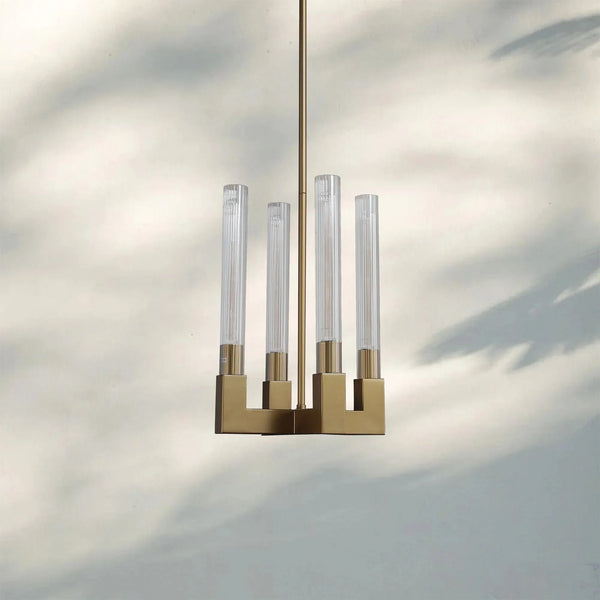 Cannel Candlestick Glass Pendant Light-