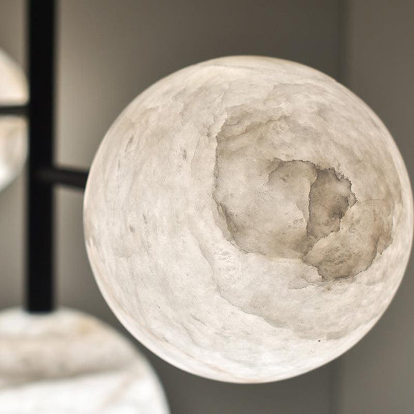 Carol Sphere Delight - Modern Artistic Alabaster Chandelier Light-chandeliers for dining room,chandeliers for stairways,chandeliers for foyer,chandeliers for bedrooms,chandeliers for kitchen,chandeliers for living room-Arialamps