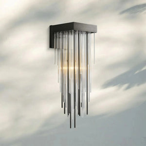 Cascad Glass Wall Sconce-Bronze-