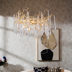 Cecily Modern Crystal Branch Chandelier - Ineffable Lighting