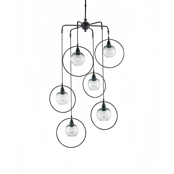 Celeste Multi - Pendant Chandelier For living room, bedroom, Foyer Entryway, Staircase - Arialamps
