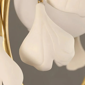 Ceramic Gingko Pendant Lamp-