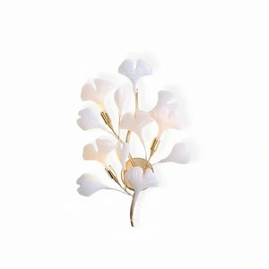 Ceramic Gingko Wall Lamp-