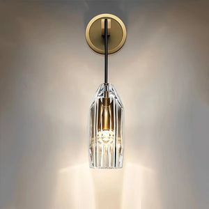 Chap Crystal Shade Wall Sconce - Arialamps