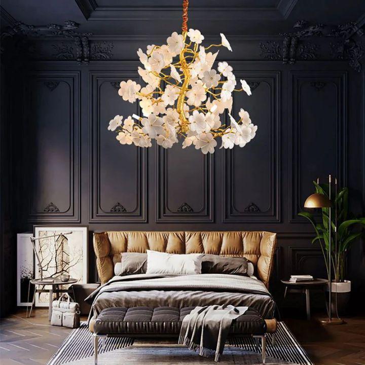 Cherry Dining Room Branch Chandelier-chandeliers for dining room,chandeliers for stairways,chandeliers for foyer,chandeliers for bedrooms,chandeliers for kitchen,chandeliers for living room-D60cm (D23½")-Arialamps