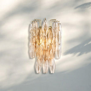 Chiare Glass Wall Sconce 19'' 30''-