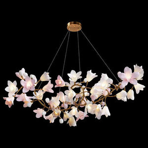 Circular Blossom Chandelier-chandeliers for dining room,chandeliers for stairways,chandeliers for foyer,chandeliers for bedrooms,chandeliers for kitchen,chandeliers for living room-Arialamps