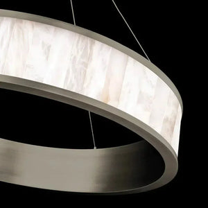 Coliseo Alabaster 28in LED Round Chandelier-chandeliers for dining room,chandeliers for stairways,chandeliers for foyer,chandeliers for bedrooms,chandeliers for kitchen,chandeliers for living room-Arialamps