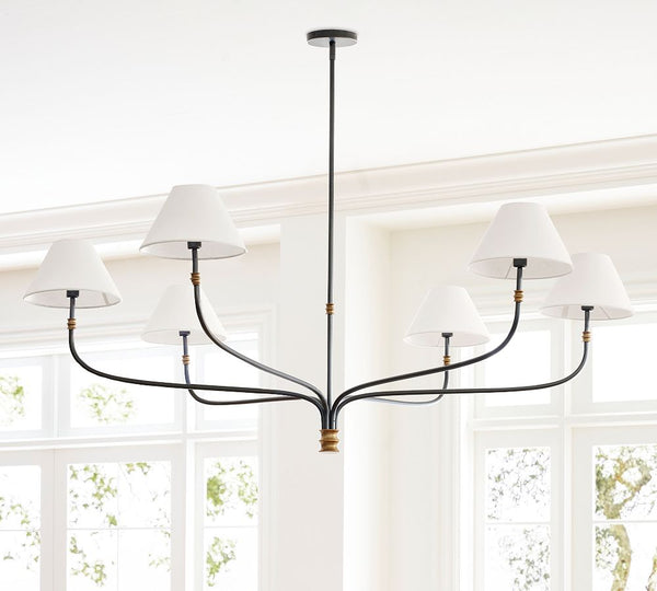 Collins Metal Round Chandelier (36"-51")