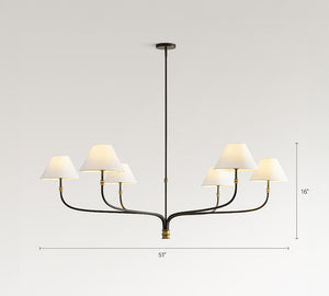 Collins Metal Round Chandelier (36"-51")