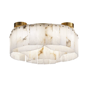 Contemporary Alabaster Flush Mount Ceiling Lamp Chandeliers Kevinstudiolives