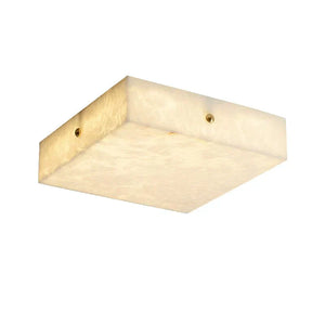 Coral Modern Alabaster Flushmount, Designer Ceiling Light Fixtures Chandelier Kevin Studio Inc