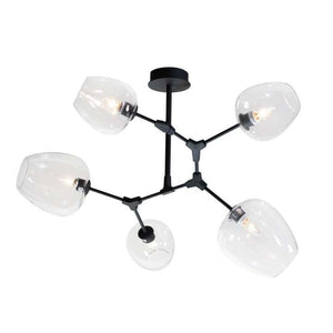 Covington Drop Globe Branching Bubble Chandelier 30''-Chandelier-Arialamps